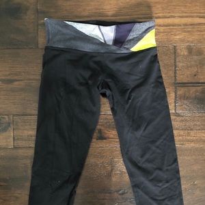 Lululemon wunder under crop (reversible)